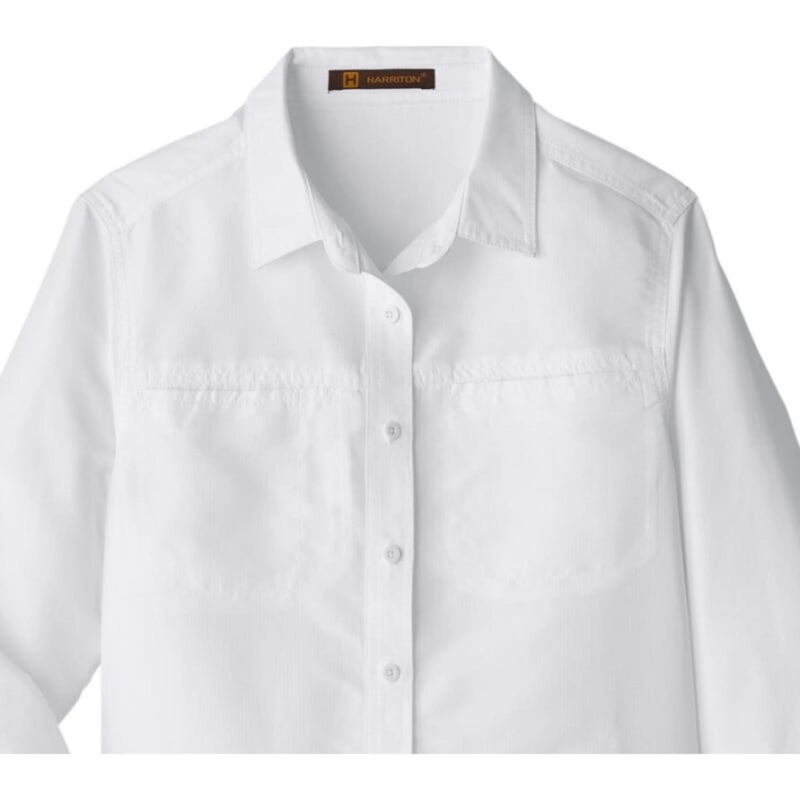 Custom Harriton Ladies' Key West Long-Sleeve Performance Staff Shirt - 3