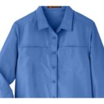 Custom Harriton Ladies' Key West Long-Sleeve Performance Staff Shirt - 9