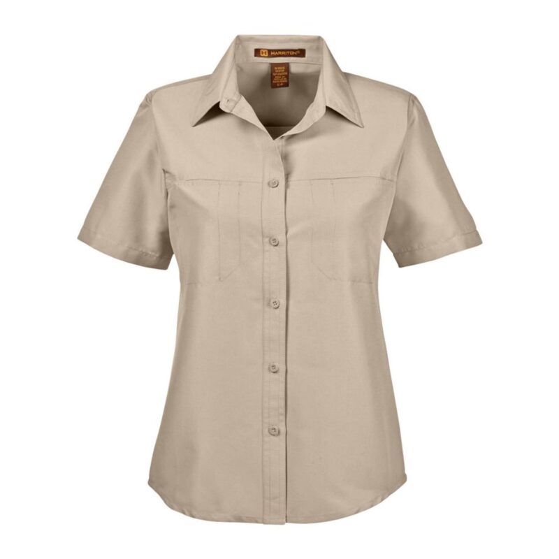 Custom Harriton Ladies' Key West Short-Sleeve Performance Staff Shirt - 7