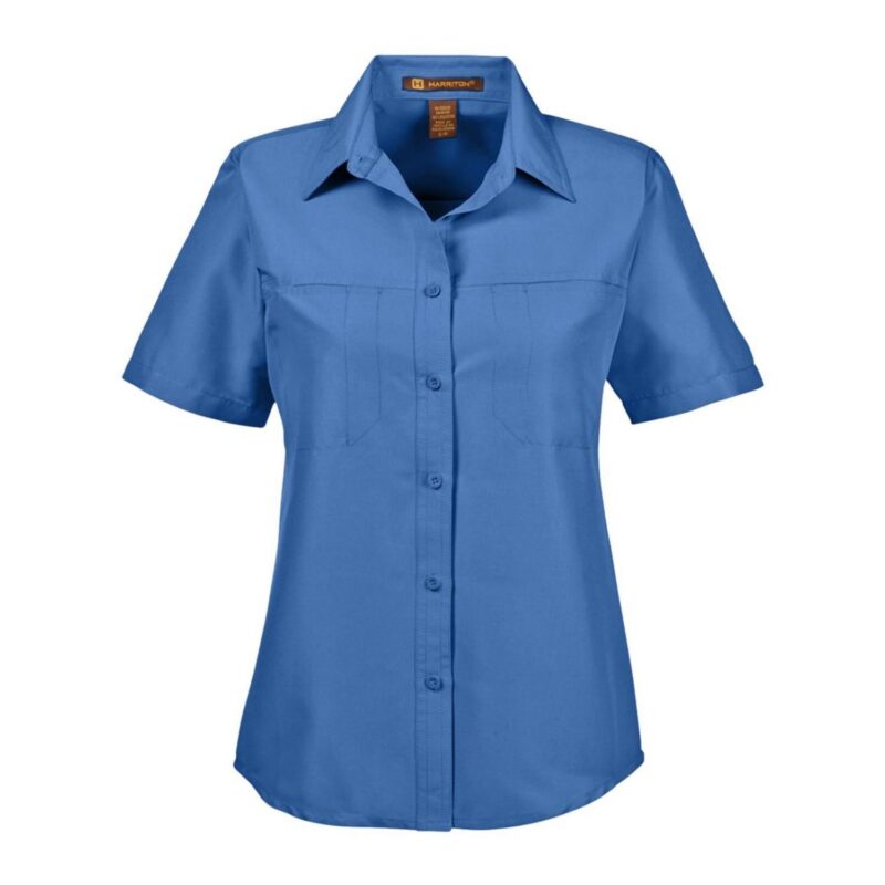 Custom Harriton Ladies' Key West Short-Sleeve Performance Staff Shirt - 9
