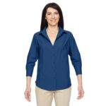 Custom Harriton Ladies' Paradise 3/4-Sleeve Performance Shirt
