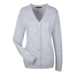 Custom Harriton Ladies' Pilbloc™ V-Neck Button Cardigan Sweater - 5