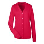 Custom Harriton Ladies' Pilbloc™ V-Neck Button Cardigan Sweater - 7