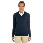 Custom Harriton Ladies' Pilbloc™ V-Neck Sweater - 2