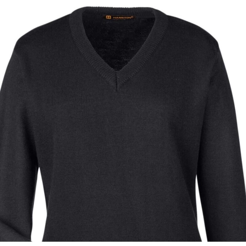 Custom Harriton Ladies' Pilbloc™ V-Neck Sweater - 3