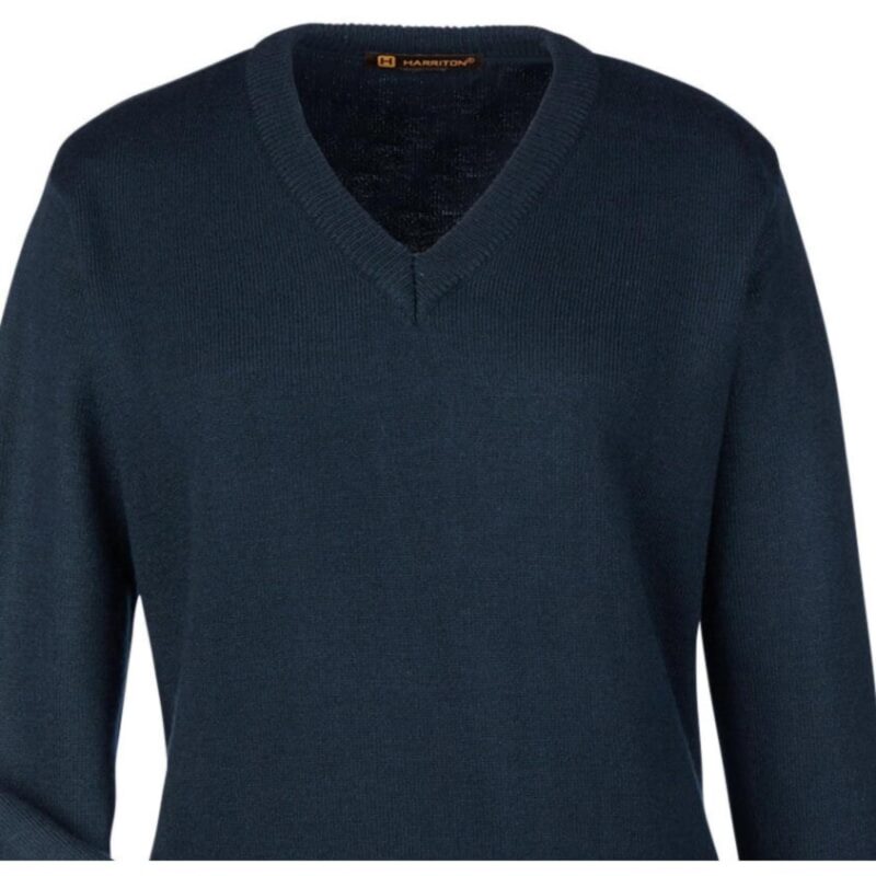 Custom Harriton Ladies' Pilbloc™ V-Neck Sweater - 4