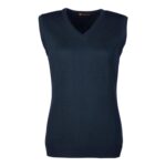 Custom Harriton Ladies' Pilbloc™ V-Neck Sweater Vest - 4