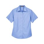 Custom Harriton Ladies' Short-Sleeve Oxford With Stain-Release - 3