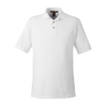 Custom Harriton Mens 6 Oz. Ringspun Cotton Pique Short-Sleeve Polo - 1
