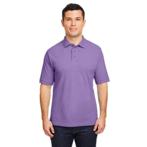 Custom Harriton Mens 6 Oz. Ringspun Cotton Pique Short-Sleeve Polo