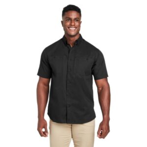 Custom Harriton Men's Advantage IL Short-Sleeve Work Shirt