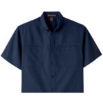 Custom Harriton Men's Advantage IL Short-Sleeve Work Shirt - 5
