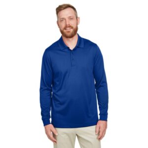 Custom Harriton Men's Advantage Snag Protection Plus IL Long Sleeve Polo
