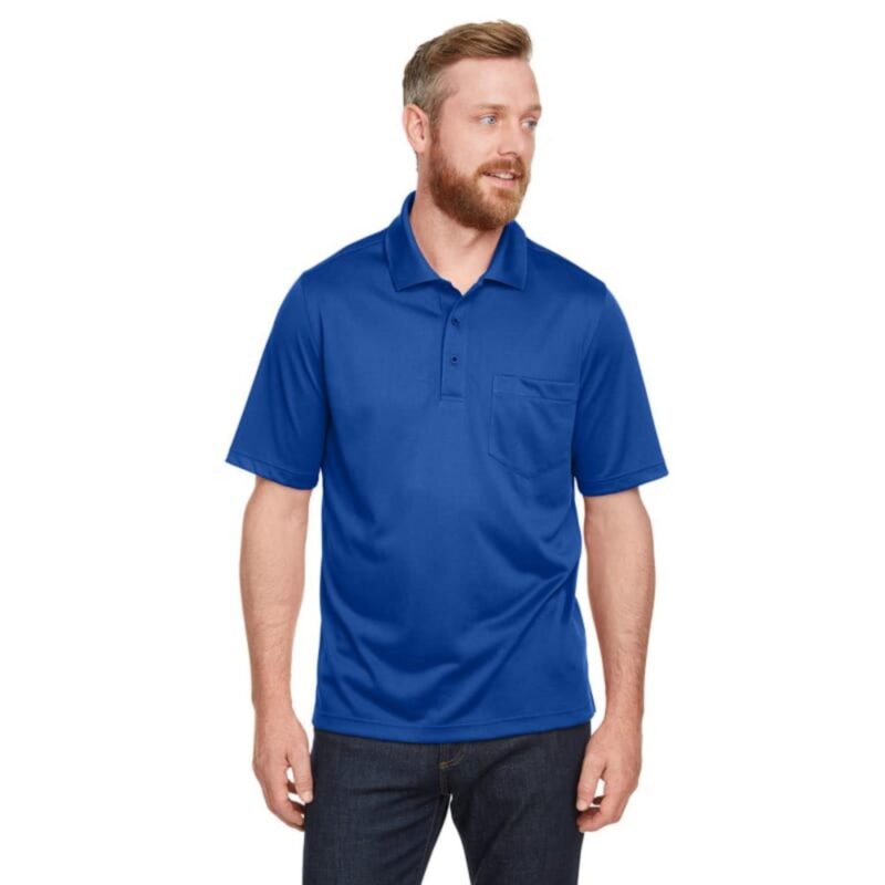 Harriton-Mens-Advantage-Snag-Protection-Plus-IL-Pocket-Polo-BA_M348P Custom Harriton Men's Advantage Snag Protection Plus IL Pocket Polo