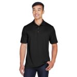 Custom Harriton Men's Advantage Snag Protection Plus IL Snap Placket Polo - 1