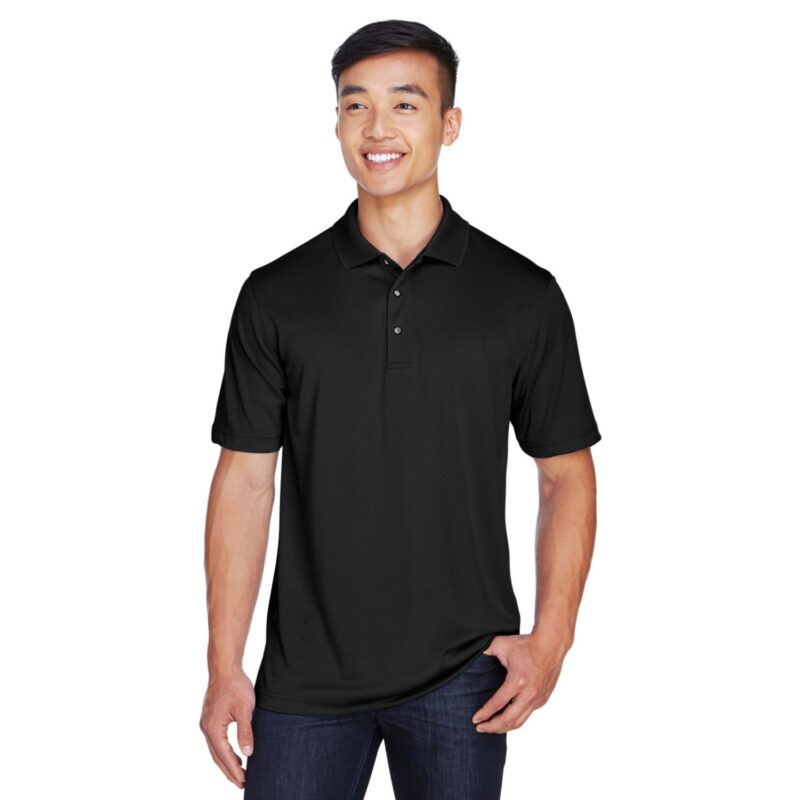 Custom Harriton Men's Advantage Snag Protection Plus IL Snap Placket Polo - 1