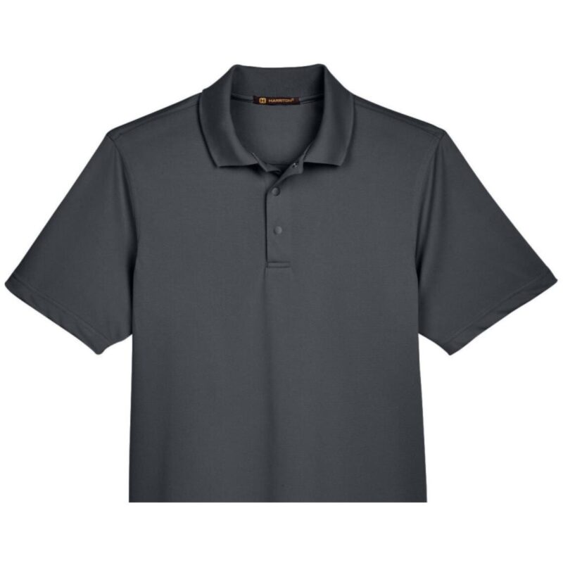 Custom Harriton Men's Advantage Snag Protection Plus IL Snap Placket Polo - 4
