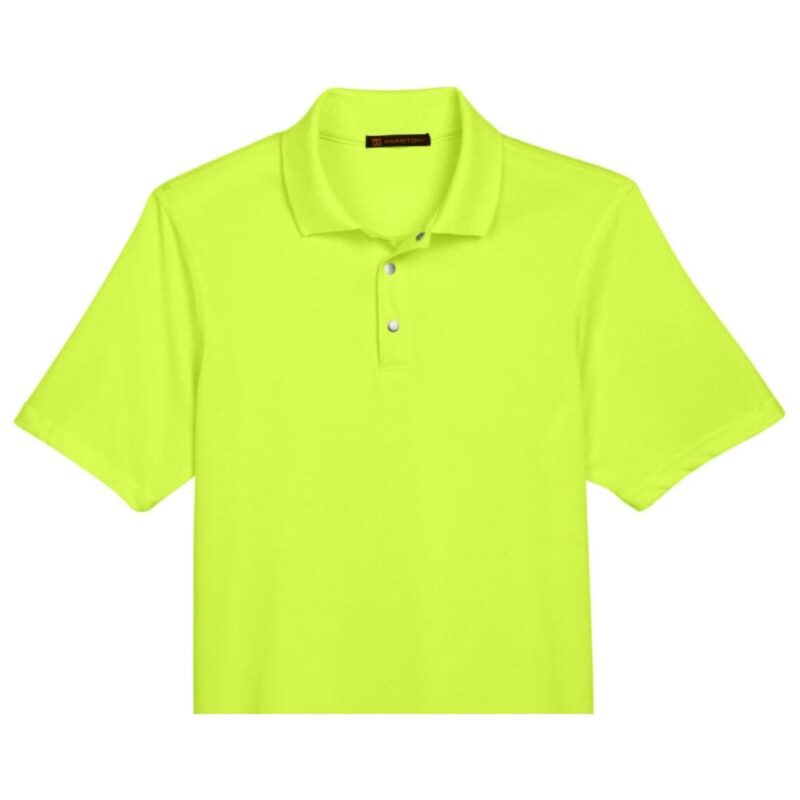 Custom Harriton Men's Advantage Snag Protection Plus IL Snap Placket Polo - 7