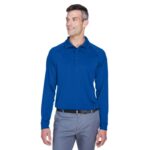 Custom Harriton Men's Advantage Snag Protection Plus Long-Sleeve Tactical Polo