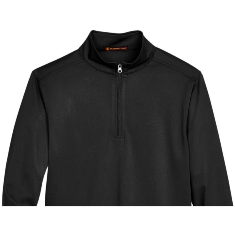 Custom Harriton Men's Advantage Snag Protection Plus Quarter-Zip - 3