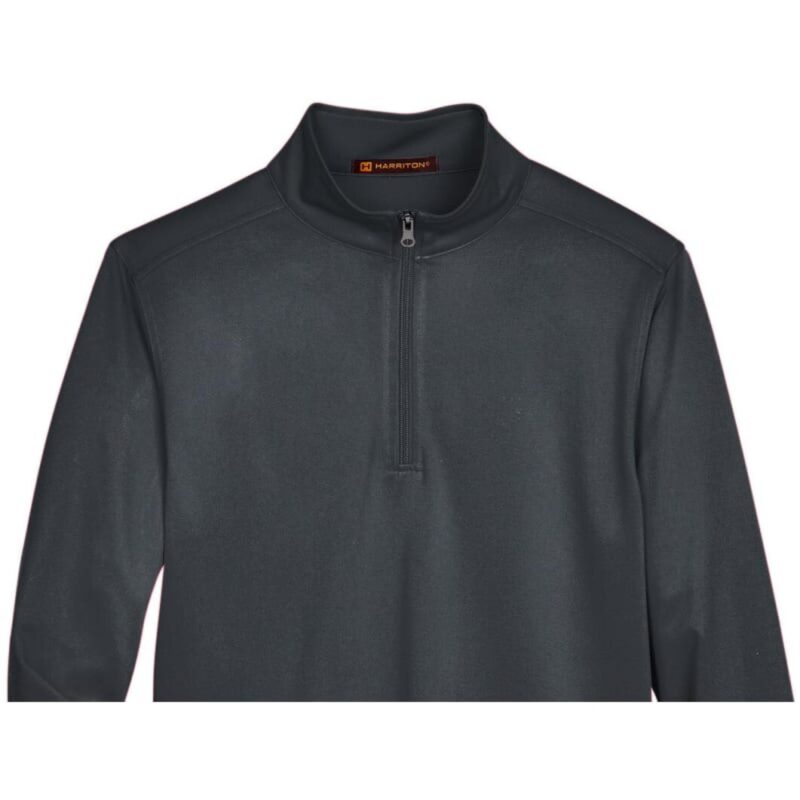 Custom Harriton Men's Advantage Snag Protection Plus Quarter-Zip - 4