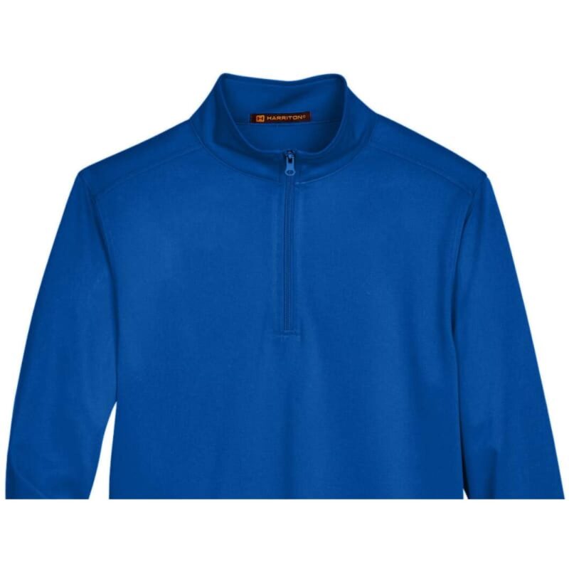 Custom Harriton Men's Advantage Snag Protection Plus Quarter-Zip - 7