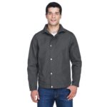 Custom Harriton Men's Auxiliary Canvas Work Jacket
