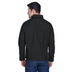 Custom Harriton Men's Auxiliary Canvas Work Jacket - 2