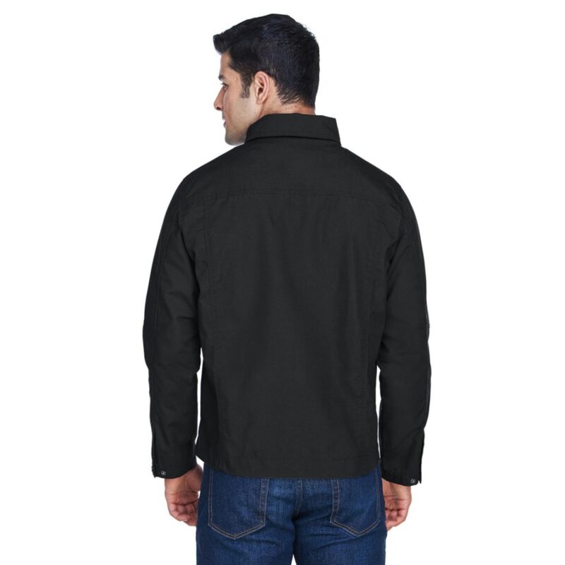 Custom Harriton Men's Auxiliary Canvas Work Jacket - 2