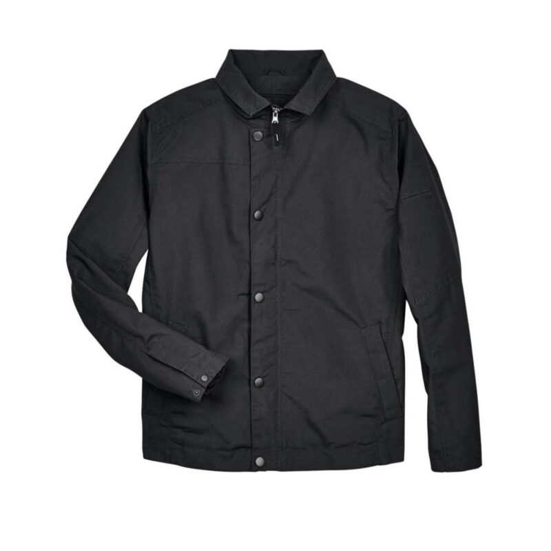 Custom Harriton Men's Auxiliary Canvas Work Jacket - 3