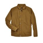 Custom Harriton Men's Auxiliary Canvas Work Jacket - 4