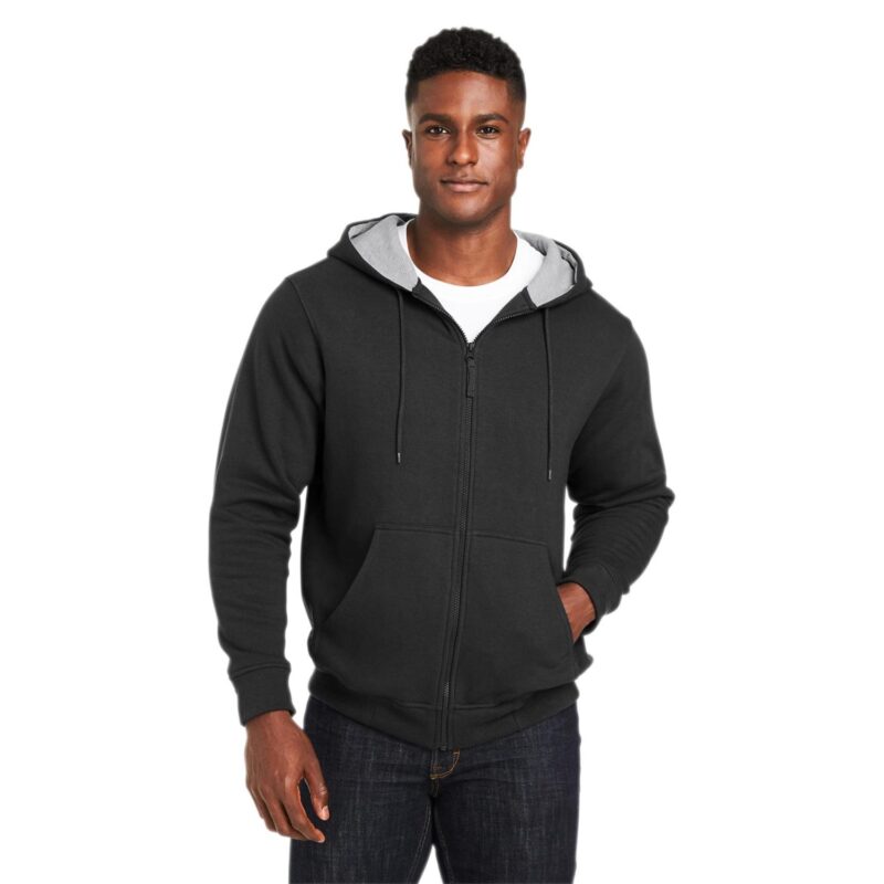 Custom Harriton Men's ClimaBloc™ Lined Heavyweight Hooded Sweatshirt - 1