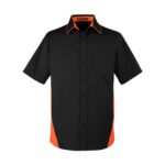 Custom Harriton Men's Flash IL Colorblock Short Sleeve Shirt - 5