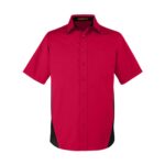 Custom Harriton Men's Flash IL Colorblock Short Sleeve Shirt - 6