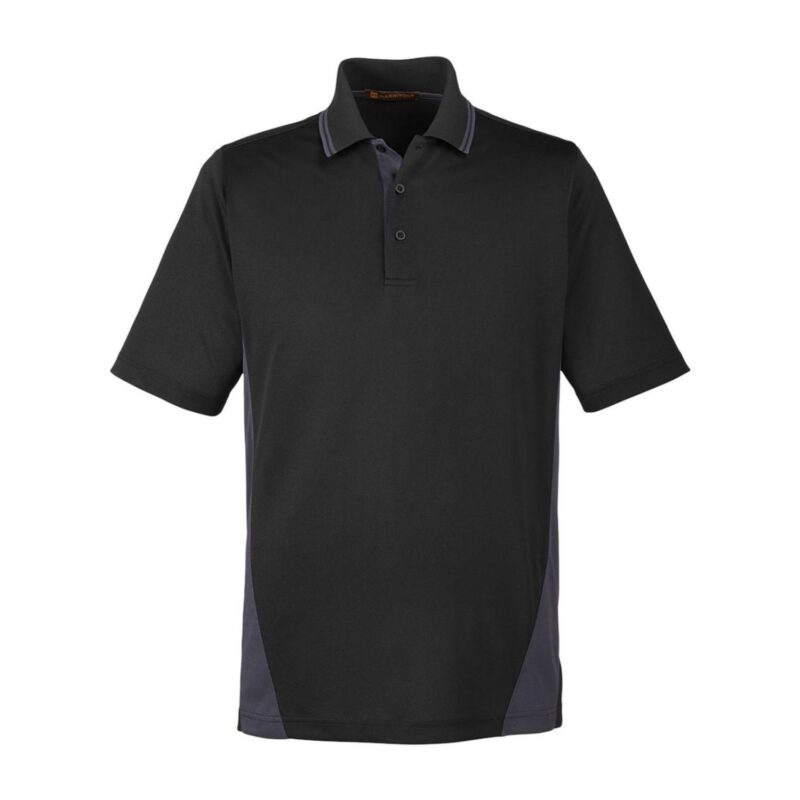 Custom Harriton Men's Flash Snag Protection Plus IL Colorblock Polo - 3