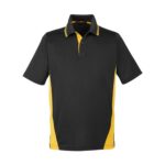 Custom Harriton Men's Flash Snag Protection Plus IL Colorblock Polo - 4