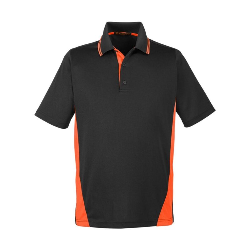 Custom Harriton Men's Flash Snag Protection Plus IL Colorblock Polo - 5