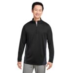 Custom Harriton Men's Flash Snag Protection Plus IL Colorblock Quarter-Zip - 1