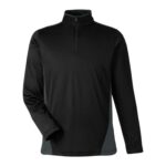 Custom Harriton Men's Flash Snag Protection Plus IL Colorblock Quarter-Zip - 3