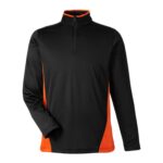 Custom Harriton Men's Flash Snag Protection Plus IL Colorblock Quarter-Zip - 5