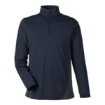 Custom Harriton Men's Flash Snag Protection Plus IL Colorblock Quarter-Zip - 6