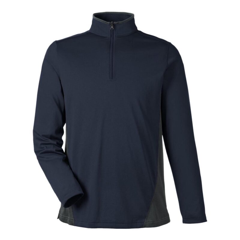 Custom Harriton Men's Flash Snag Protection Plus IL Colorblock Quarter-Zip - 6