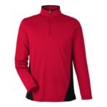 Custom Harriton Men's Flash Snag Protection Plus IL Colorblock Quarter-Zip - 7