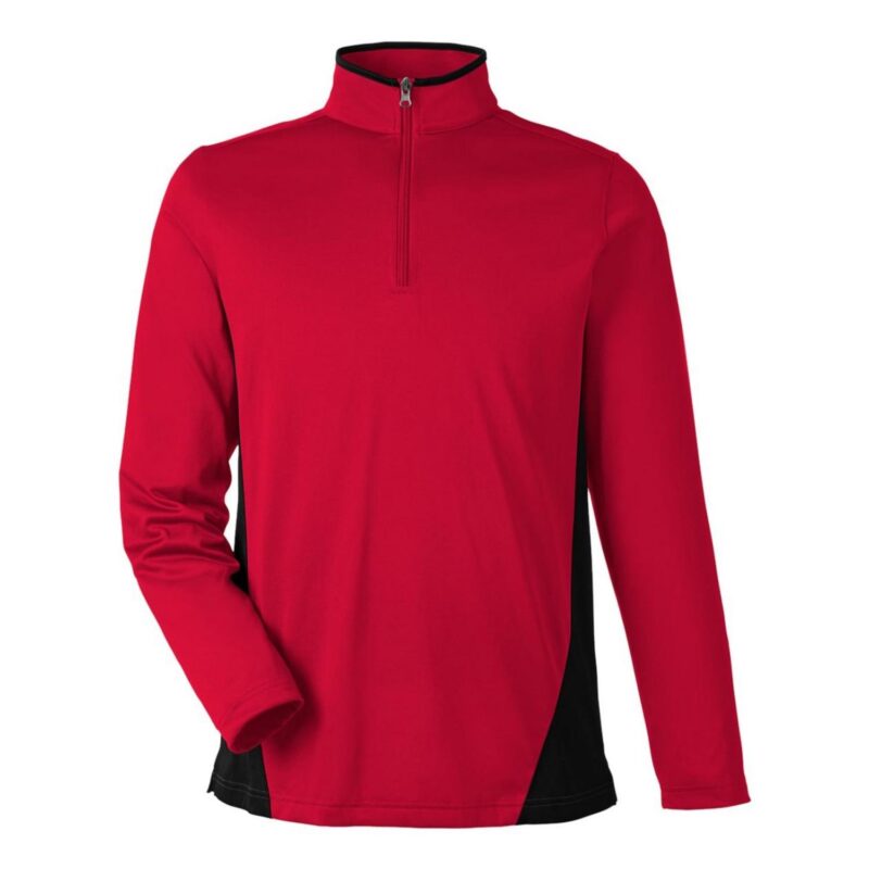 Custom Harriton Men's Flash Snag Protection Plus IL Colorblock Quarter-Zip - 7