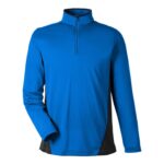 Custom Harriton Men's Flash Snag Protection Plus IL Colorblock Quarter-Zip - 8