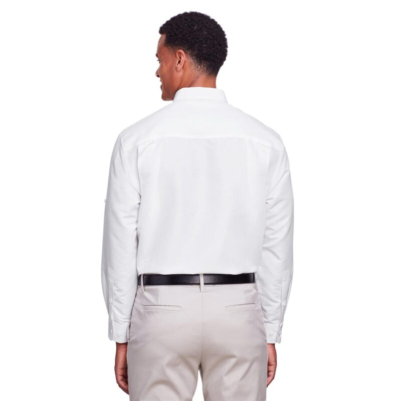 Custom Harriton Men's Key West Long-Sleeve Performance Staff Shirt - 2