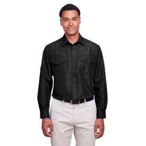 Custom Harriton Men's Key West Long-Sleeve Performance Staff Shirt