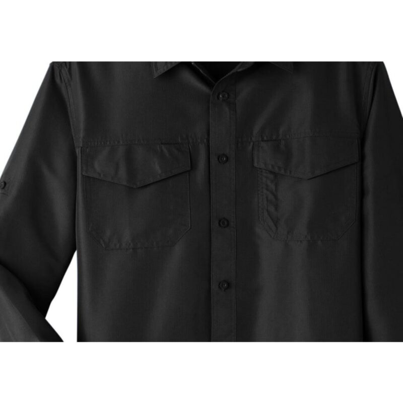Custom Harriton Men's Key West Long-Sleeve Performance Staff Shirt - 4
