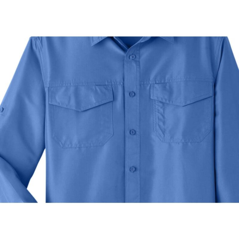 Custom Harriton Men's Key West Long-Sleeve Performance Staff Shirt - 9