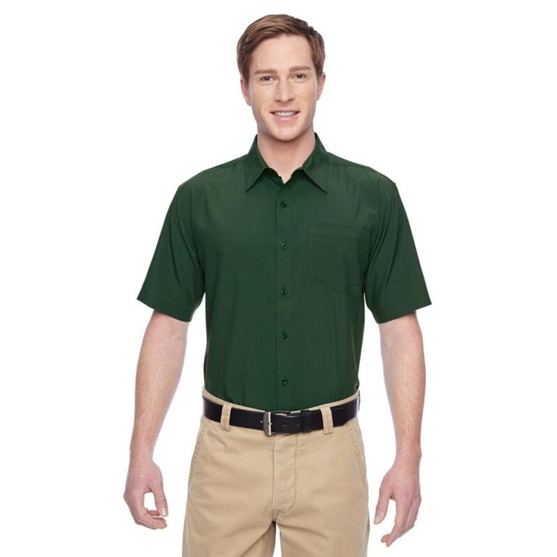 Custom Harriton Men's Paradise Short-Sleeve Performance Shirt - 2